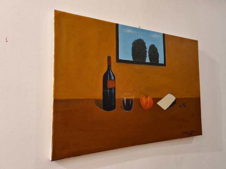 Original Surrealism Food & Drink Painting by Federico Grazzini