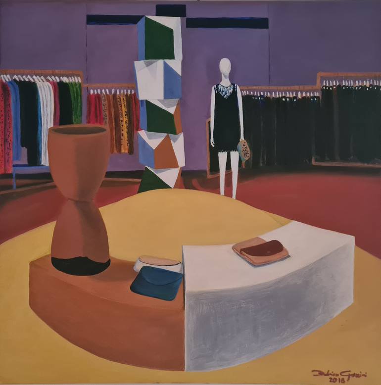 Original Figurative Fashion Painting by Federico Grazzini