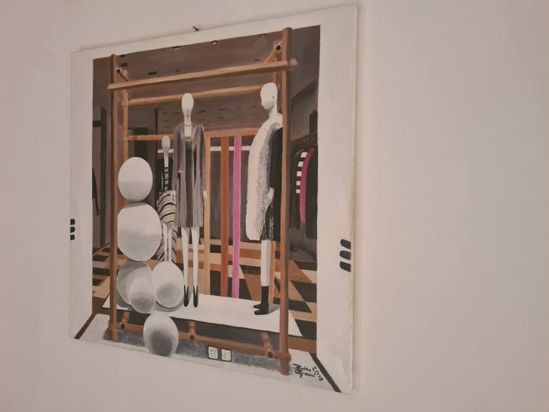 Original Figurative Fashion Painting by Federico Grazzini