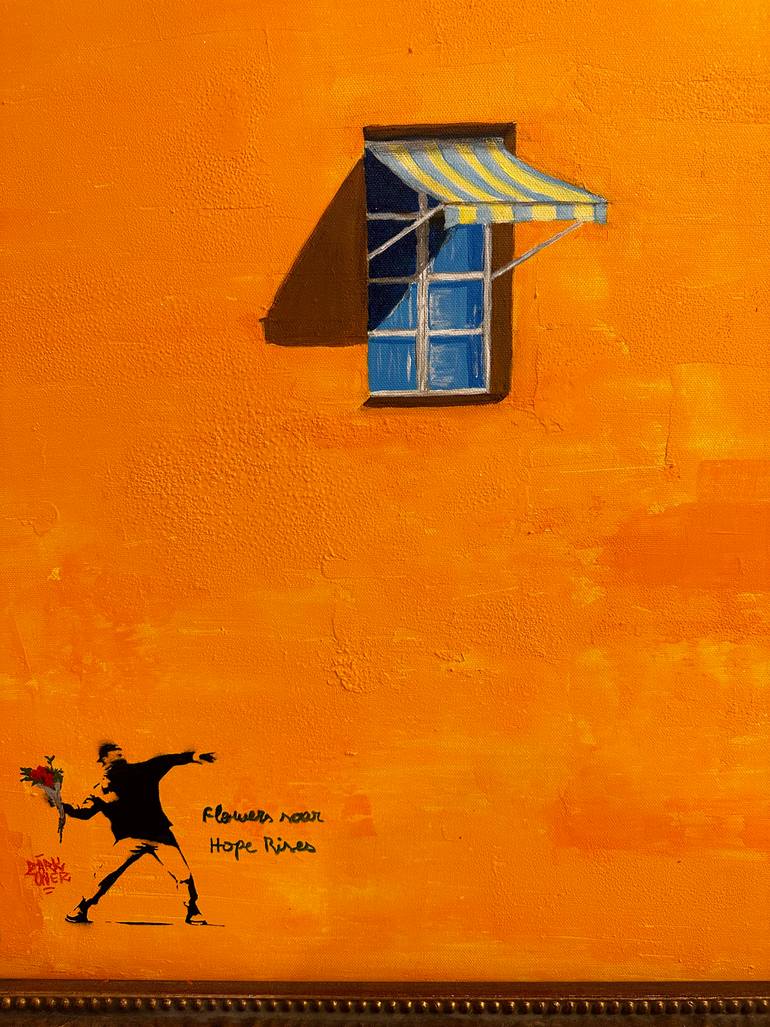 Original Art Deco Graffiti Painting by Dina Kadri