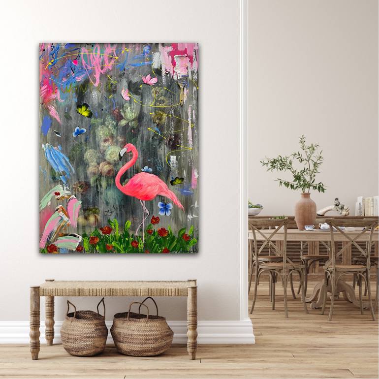 Original Floral Painting by Dina Kadri