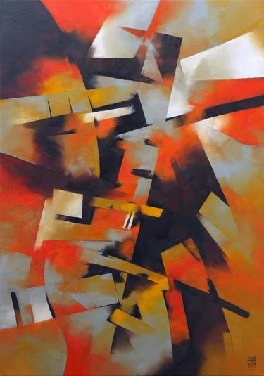 Original Abstract Paintings by Francisco Silva Torrealba