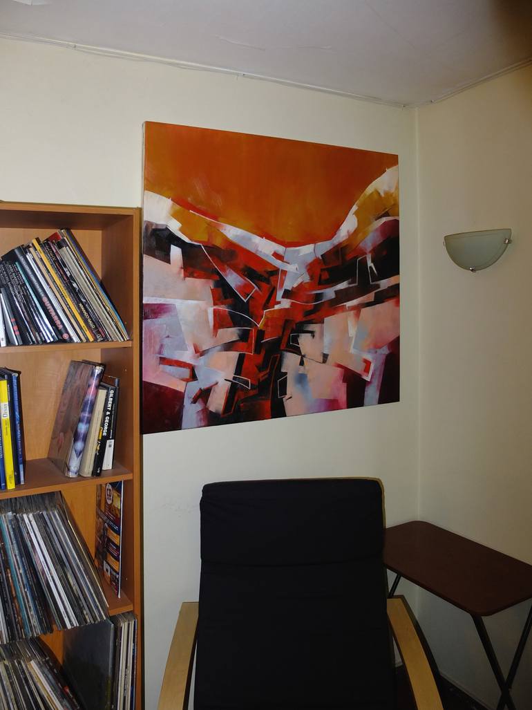 Original Abstract Painting by Francisco Silva Torrealba