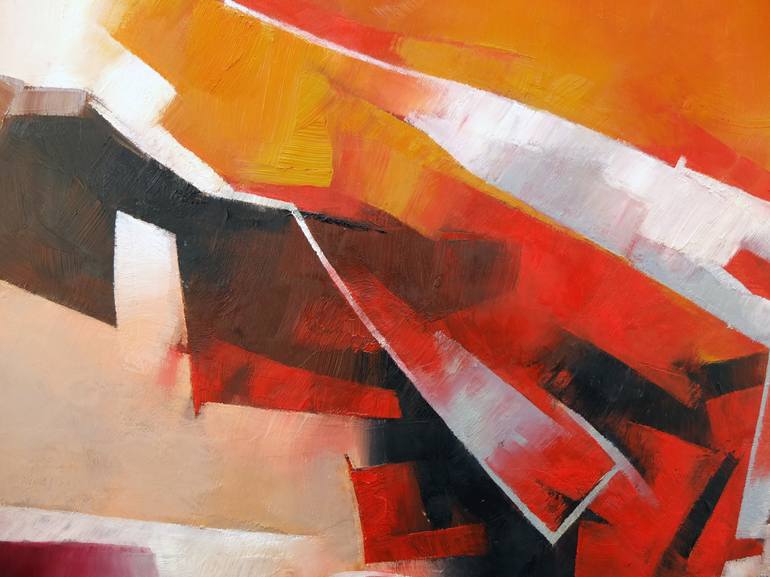 Original Abstract Painting by Francisco Silva Torrealba