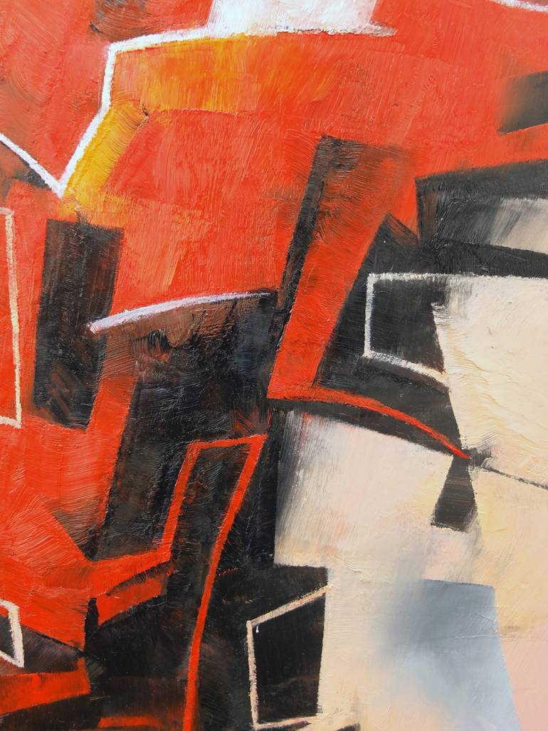 Original Abstract Painting by Francisco Silva Torrealba