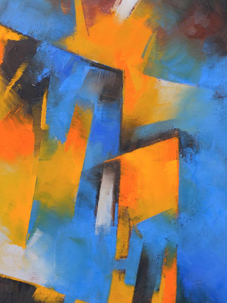 Original Abstract Painting by Francisco Silva Torrealba