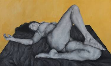 Original Realism Nude Paintings by Francisco Silva Torrealba