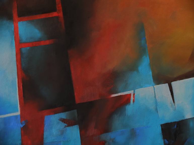 Original Abstract Painting by Francisco Silva Torrealba