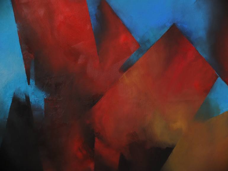 Original Abstract Painting by Francisco Silva Torrealba