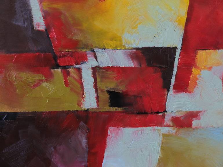 Original Abstract Painting by Francisco Silva Torrealba