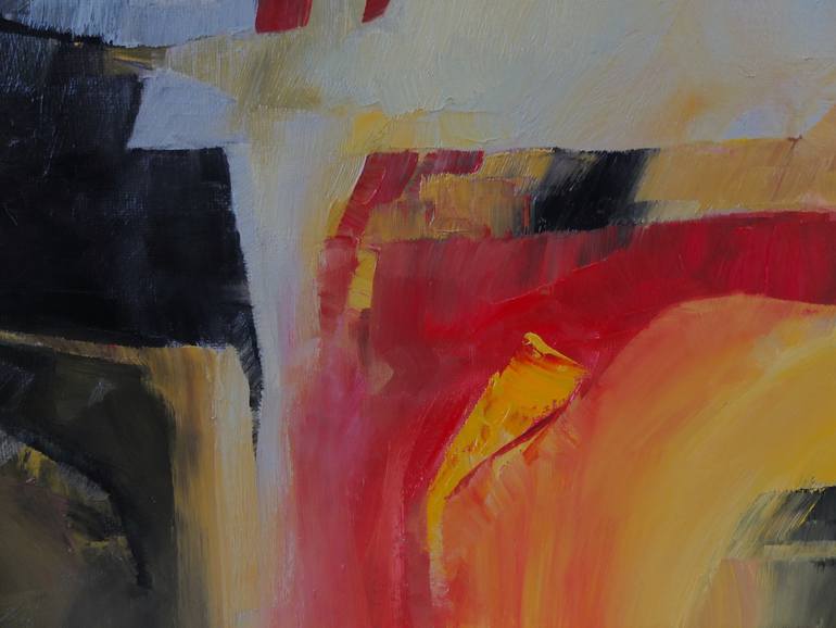 Original Abstract Expressionism Abstract Painting by Francisco Silva Torrealba