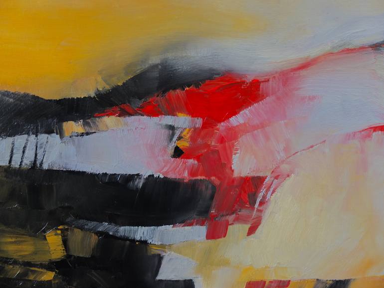 Original Abstract Expressionism Abstract Painting by Francisco Silva Torrealba