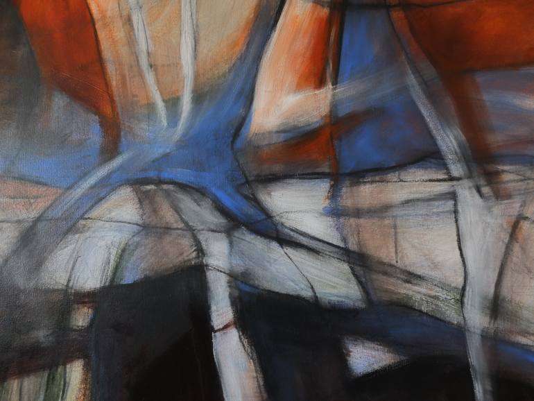 Original Abstract Expressionism Abstract Painting by Francisco Silva Torrealba