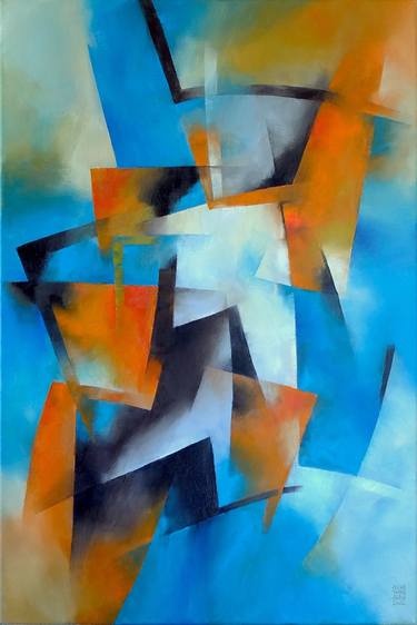 Print of Abstract Expressionism Abstract Paintings by Francisco Silva Torrealba