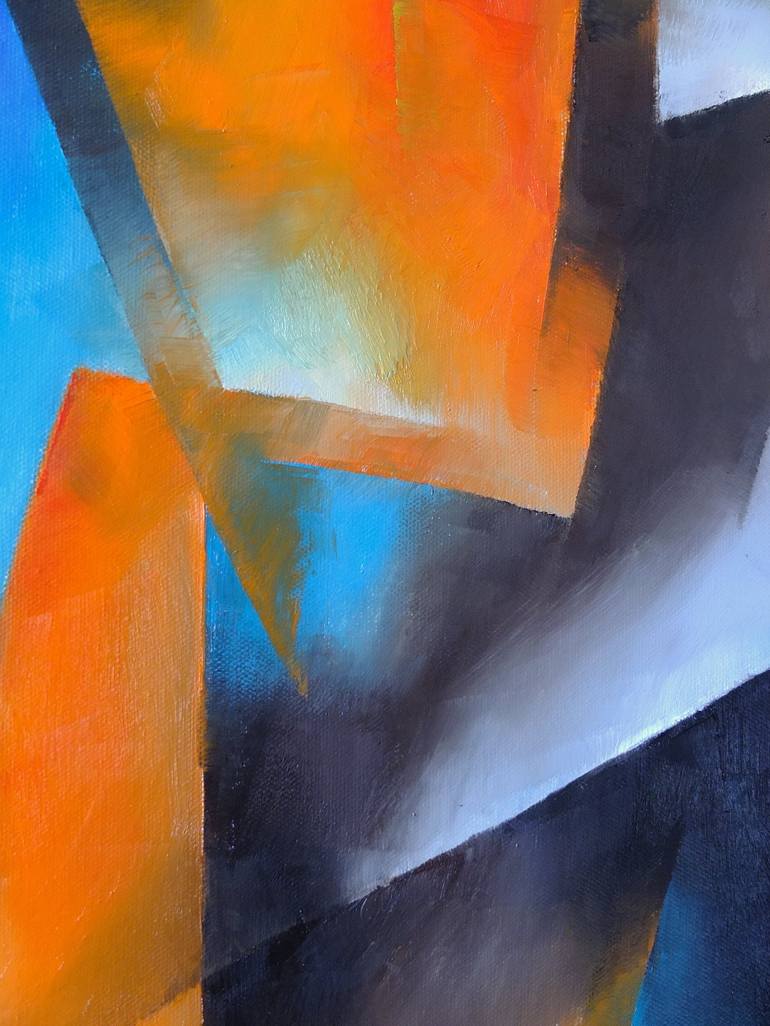 Original Abstract Expressionism Abstract Painting by Francisco Silva Torrealba