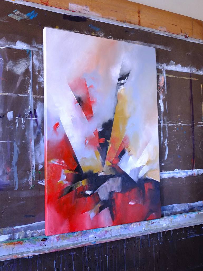 Original Abstract Painting by Francisco Silva Torrealba