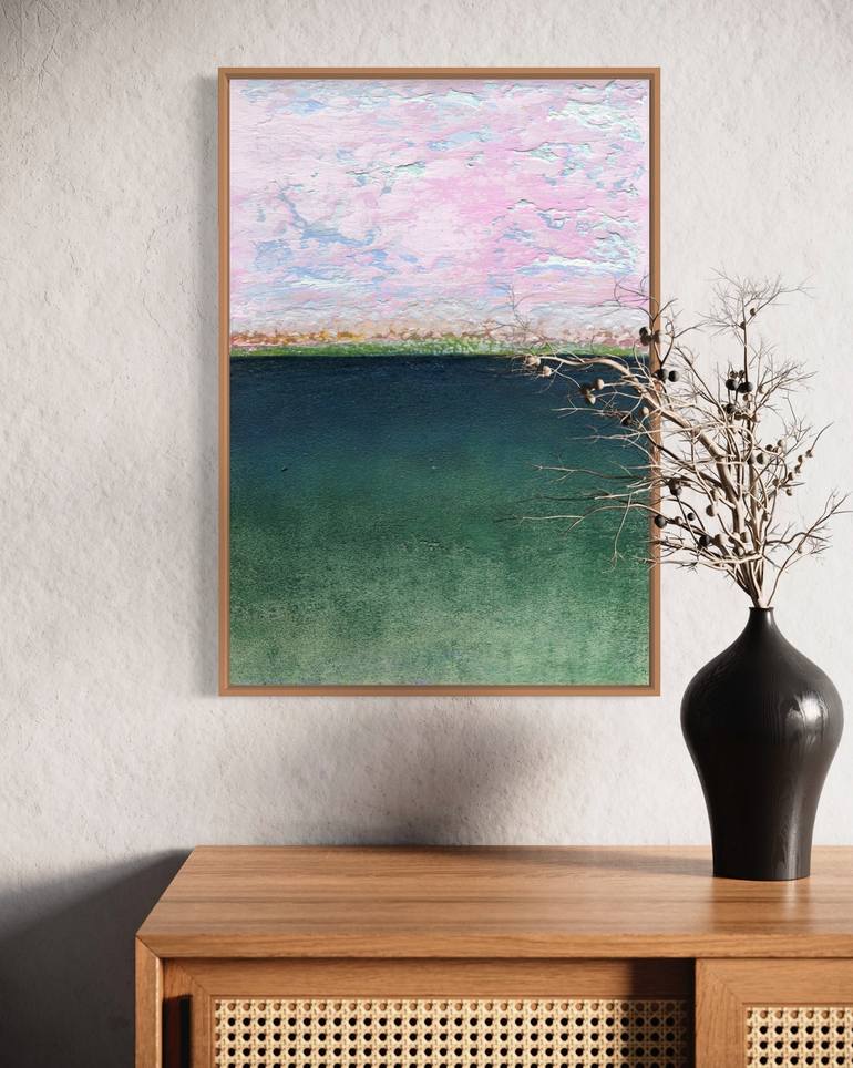 Original Abstract Landscape Painting by Snezhana Denis
