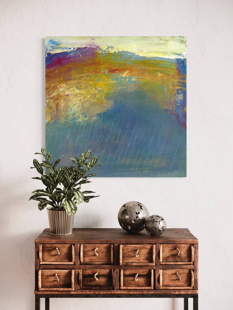 Original Abstract Expressionism Abstract Painting by Snezhana Denis