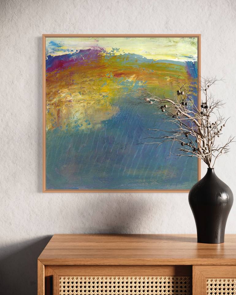 Original Abstract Expressionism Abstract Painting by Snezhana Denis