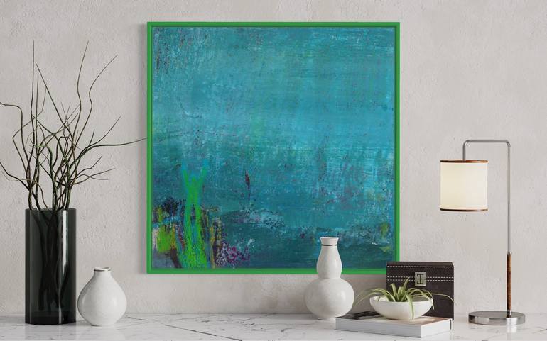 Original Abstract Expressionism Abstract Painting by Snezhana Denis