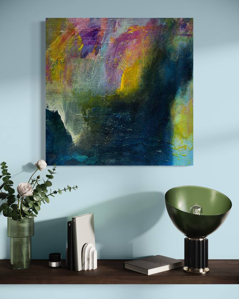Original Abstract Expressionism Abstract Painting by Snezhana Denis