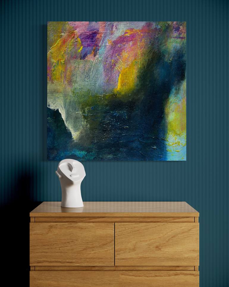 Original Abstract Expressionism Abstract Painting by Snezhana Denis