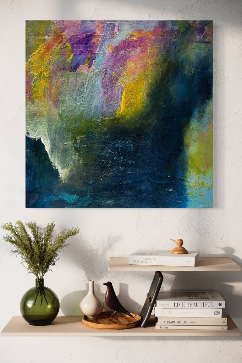 Original Abstract Expressionism Abstract Painting by Snezhana Denis