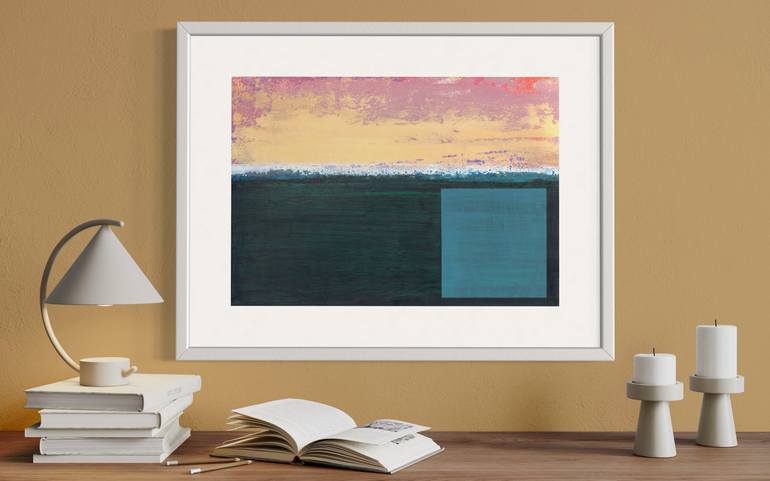 Original Color Field Painting Abstract Painting by Snezhana Denis