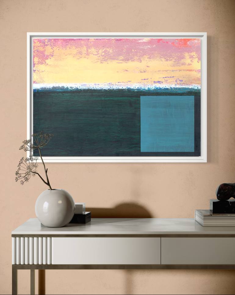 Original Color Field Painting Abstract Painting by Snezhana Denis