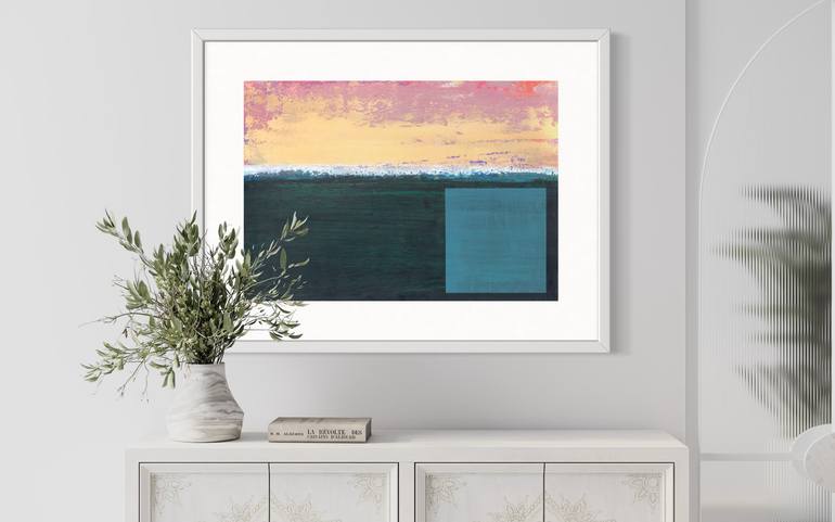 Original Color Field Painting Abstract Painting by Snezhana Denis