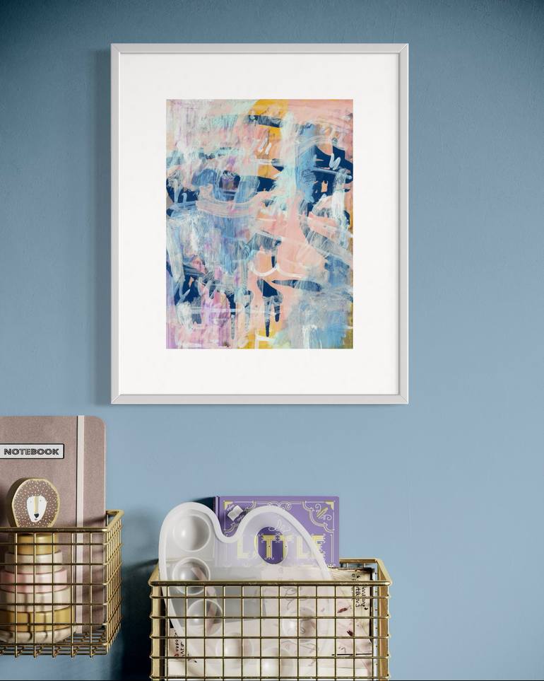 Original Abstract Expressionism Abstract Painting by Snezhana Denis