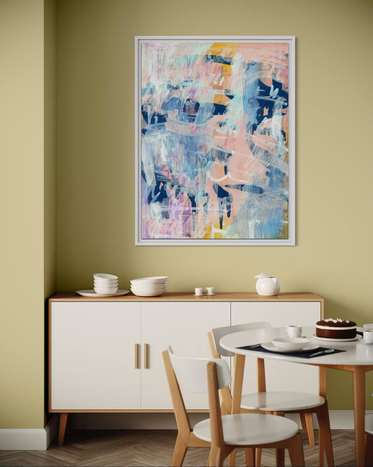 Original Abstract Expressionism Abstract Painting by Snezhana Denis