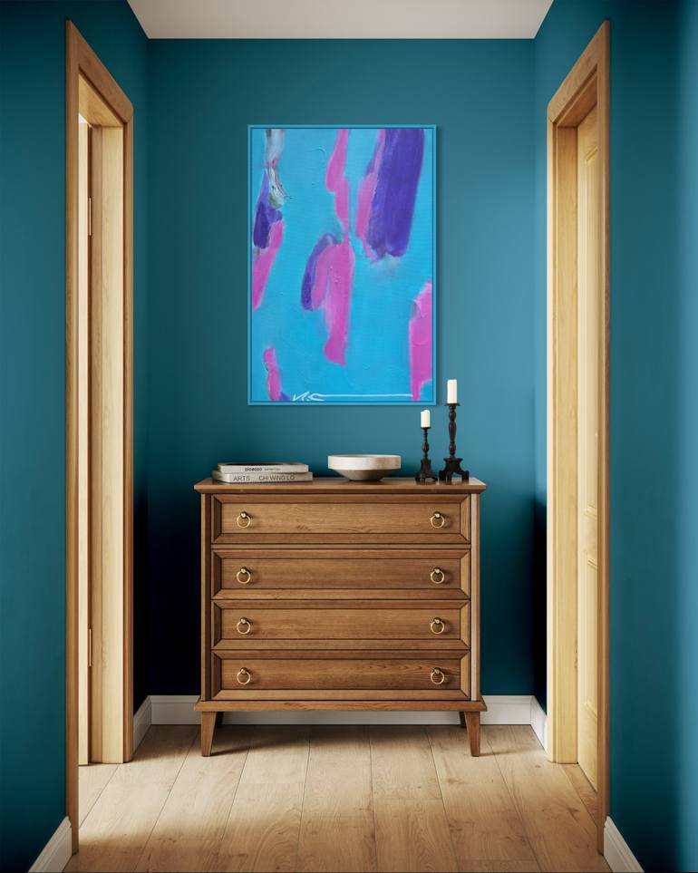 Original Abstract Expressionism Abstract Painting by Snezhana Denis