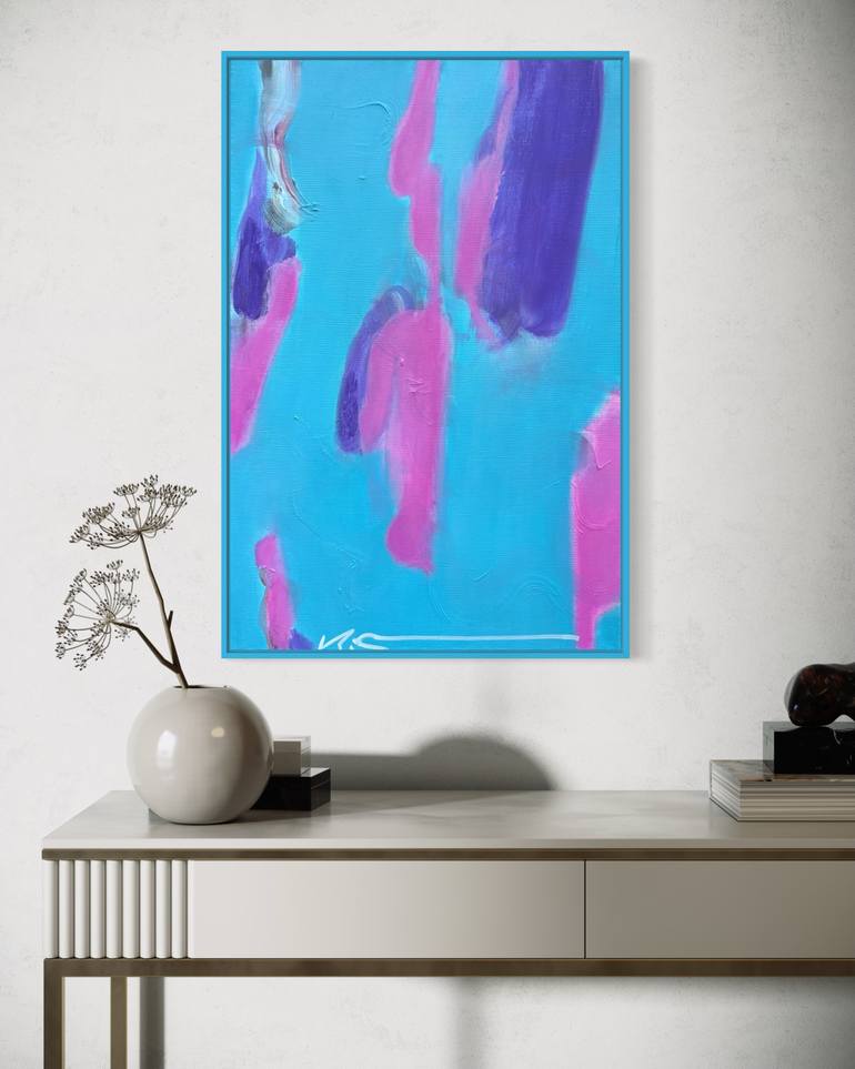Original Abstract Expressionism Abstract Painting by Snezhana Denis