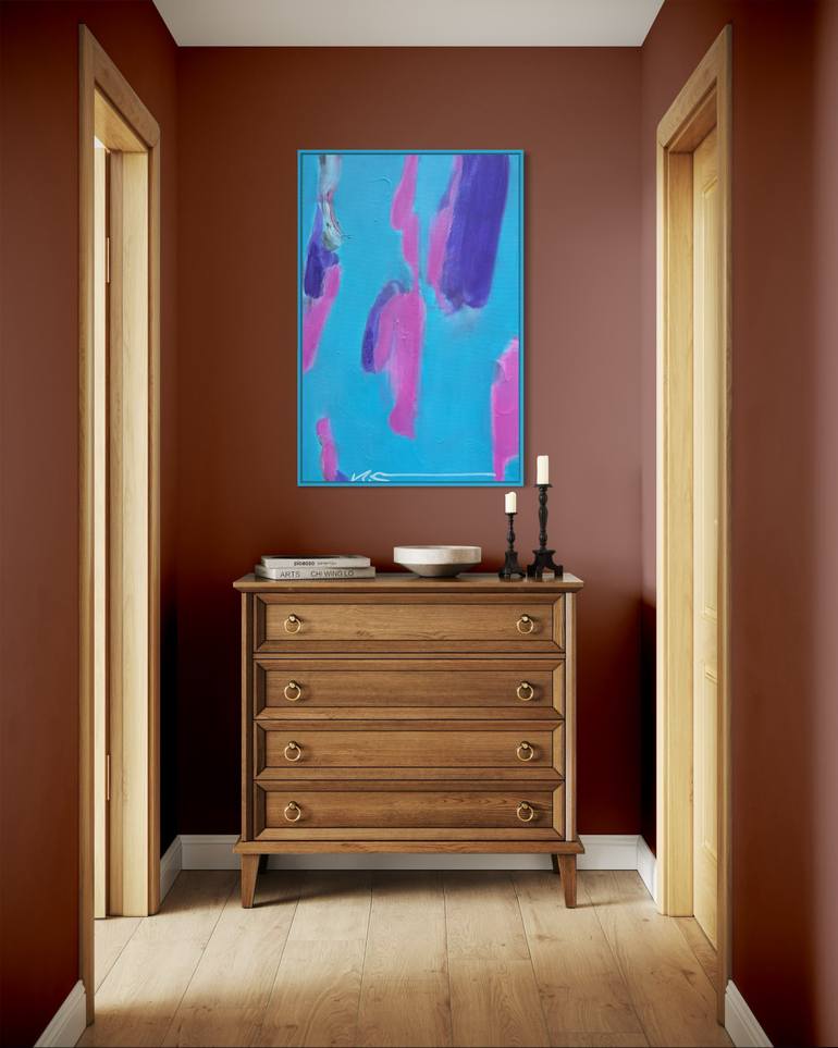 Original Abstract Expressionism Abstract Painting by Snezhana Denis