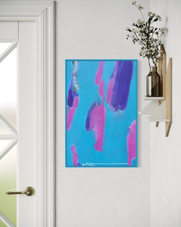 Original Abstract Expressionism Abstract Painting by Snezhana Denis