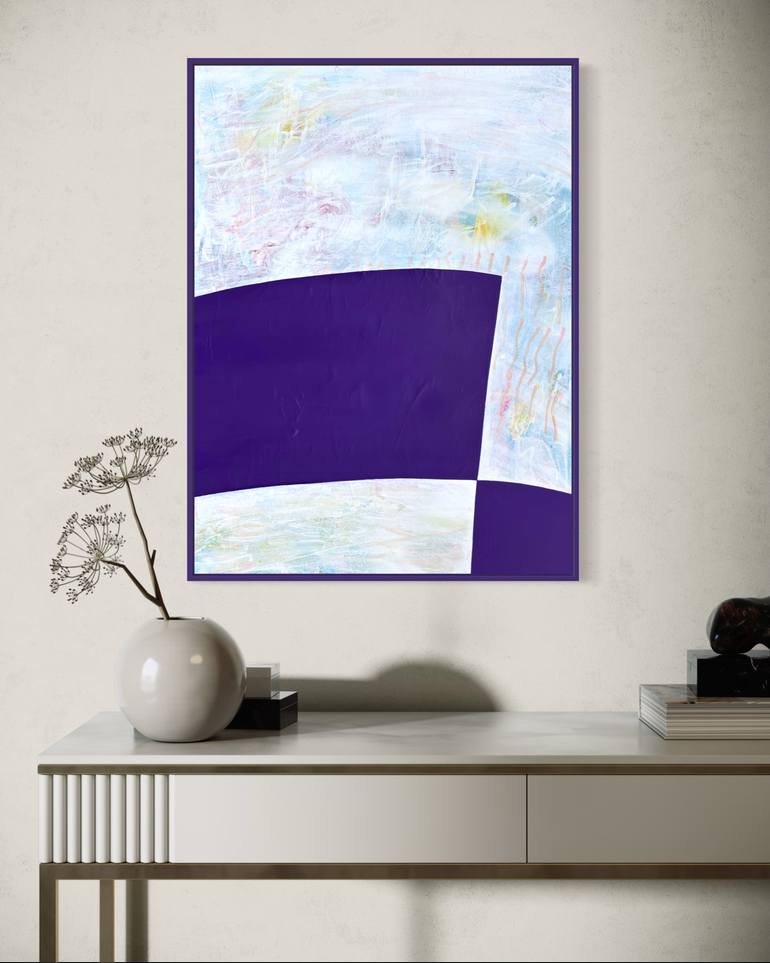 Original Minimalism Abstract Painting by Snezhana Denis