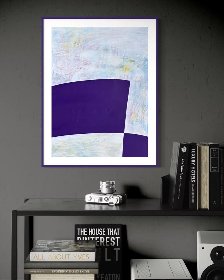 Original Minimalism Abstract Painting by Snezhana Denis