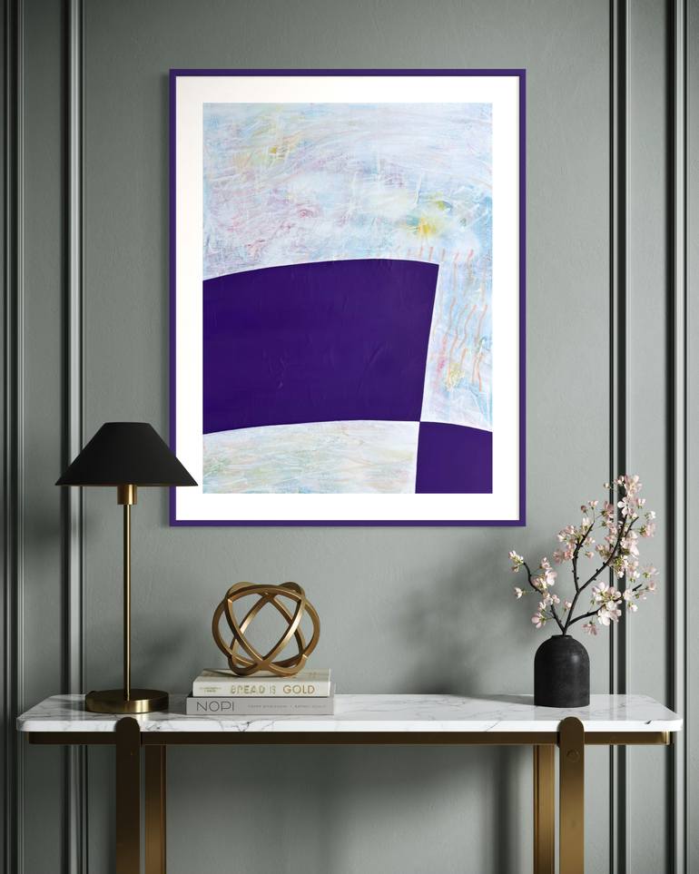 Original Minimalism Abstract Painting by Snezhana Denis