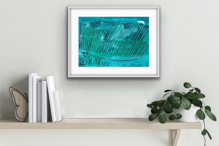 Original Expressionism Abstract Painting by Snezhana Denis