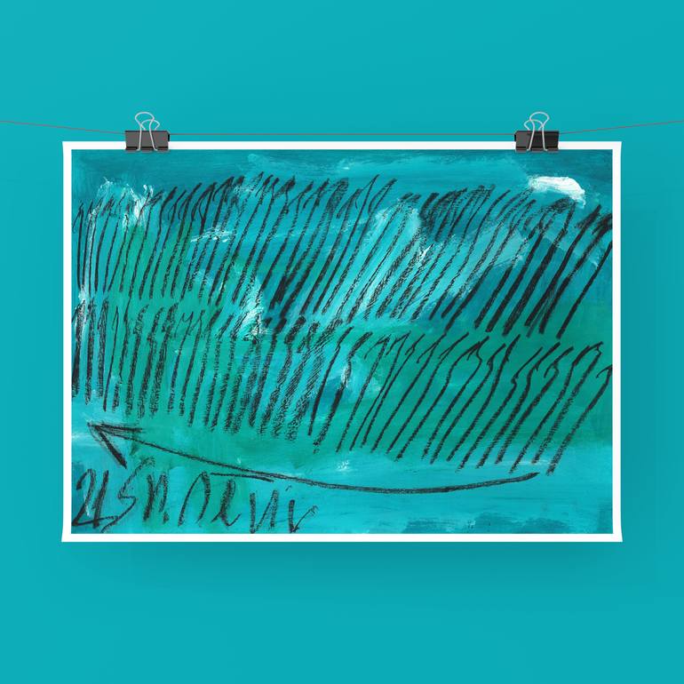 Original Expressionism Abstract Painting by Snezhana Denis
