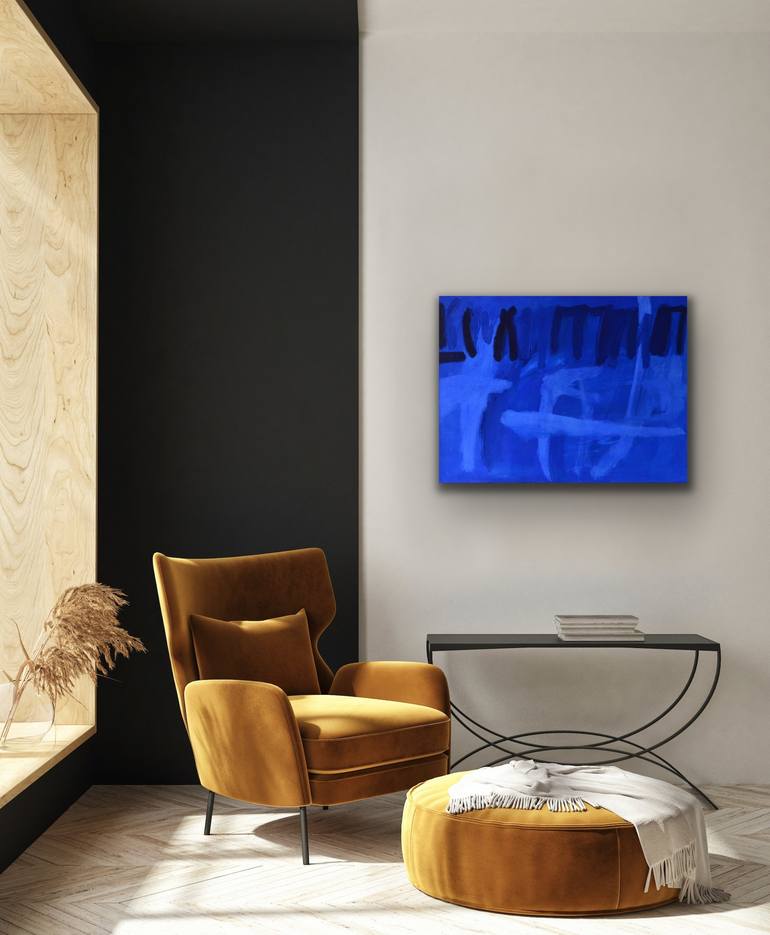 Original Abstract Expressionism Abstract Painting by Snezhana Denis