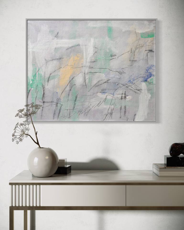 Original Abstract Expressionism Abstract Painting by Snezhana Denis