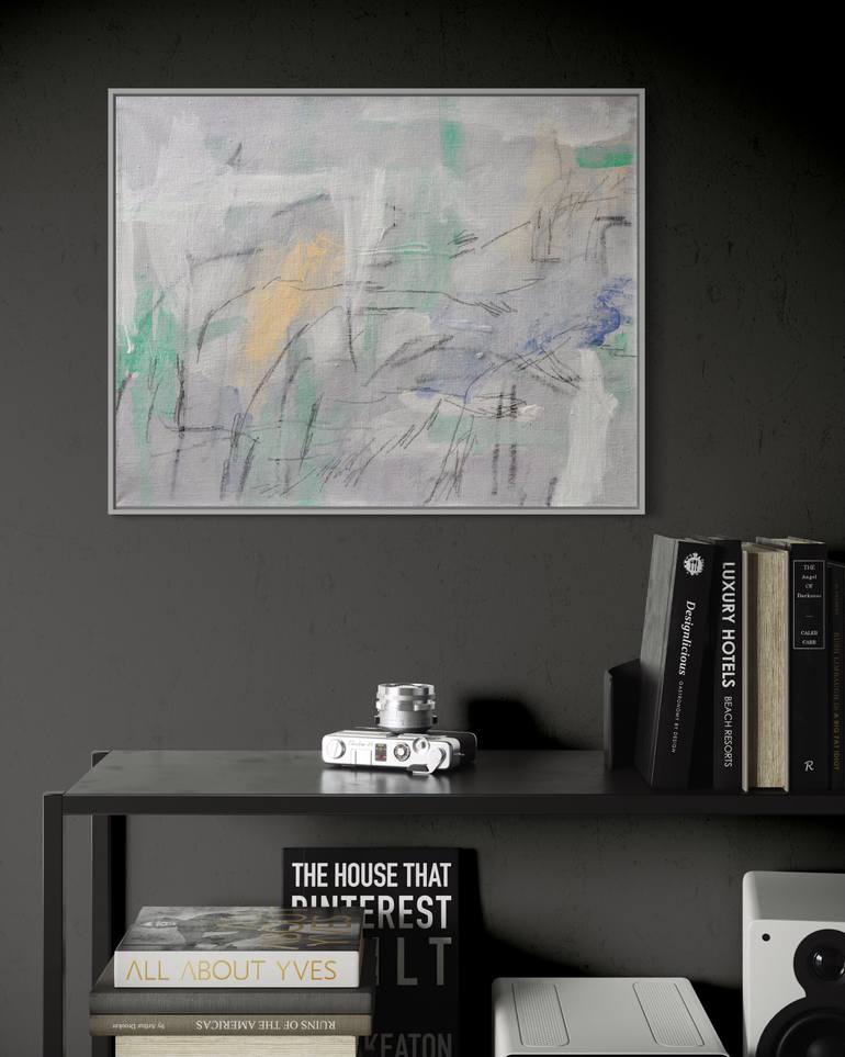 Original Abstract Expressionism Abstract Painting by Snezhana Denis