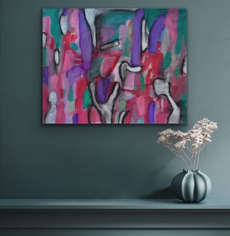 Original Conceptual Abstract Painting by Snezhana Denis