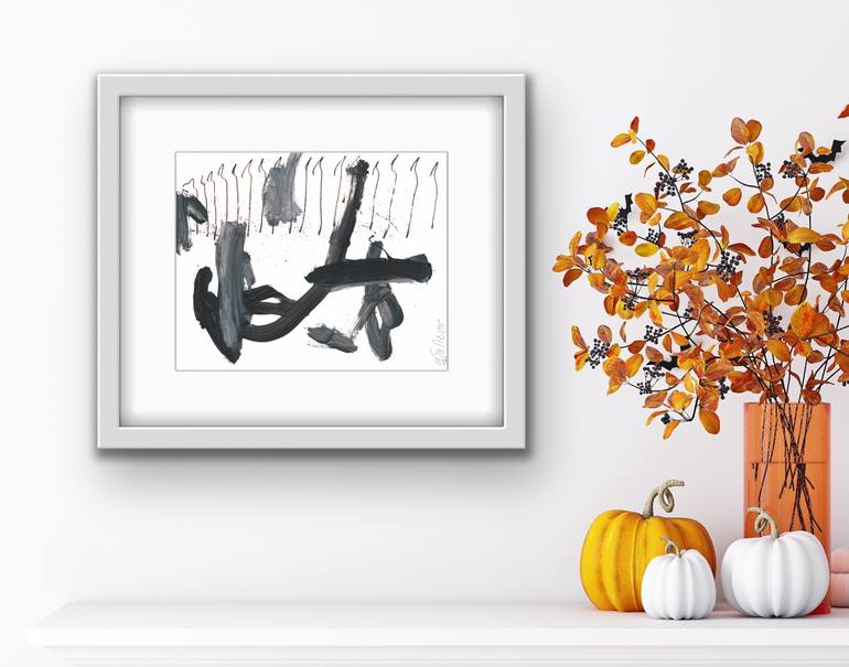 Original Abstract Expressionism Abstract Painting by Snezhana Denis