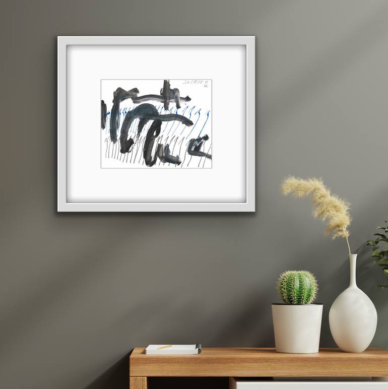 Original Conceptual Abstract Painting by Snezhana Denis