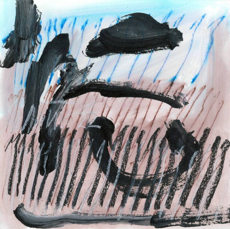 Print of Abstract Expressionism Abstract Paintings by Snezhana Denis