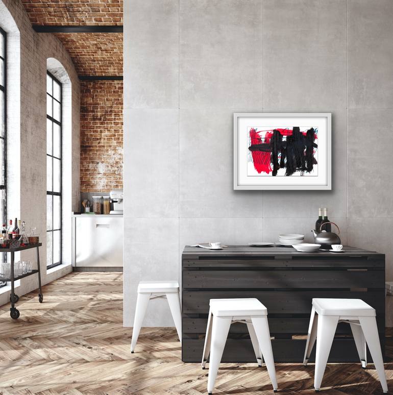 Original Abstract Expressionism Abstract Painting by Snezhana Denis