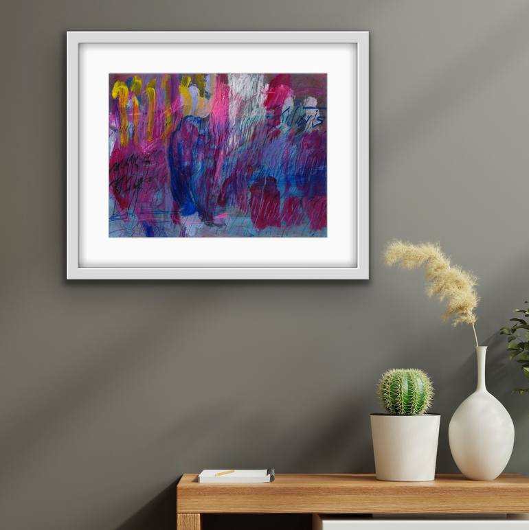 Original Conceptual Abstract Painting by Snezhana Denis